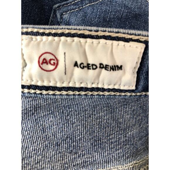 Adriano Goldschmied Legging Ankle Jeans Super Skinny Fit Blue Denim Size 29 - Picture 4 of 7